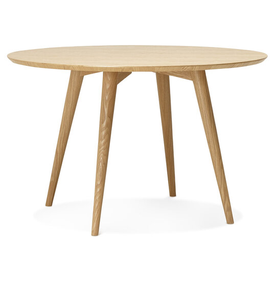 Maysun - Design Eettafel - JANICE Naturel &Oslash;120 CM