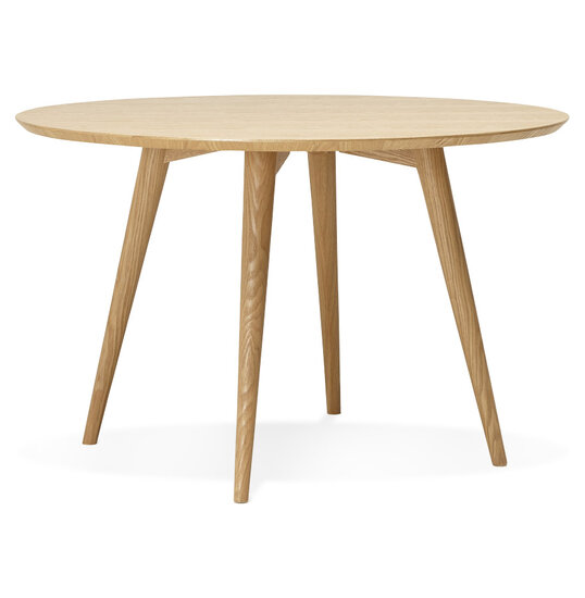 Maysun - Design Eettafel - JANICE Naturel &Oslash;120 CM