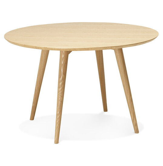 Maysun - Design Eettafel - JANICE Naturel &Oslash;120 CM