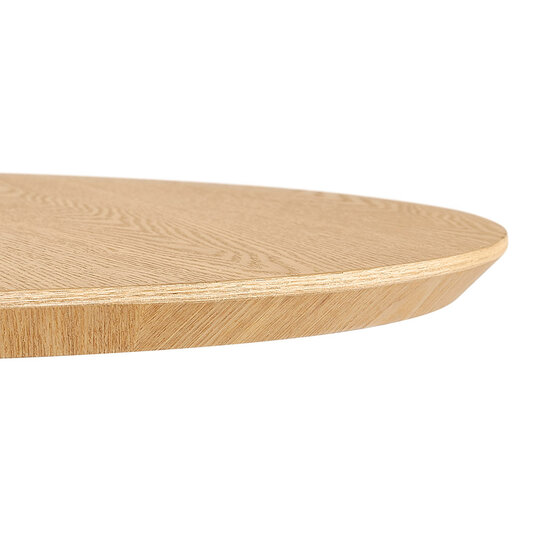 Maysun - Design Bistrotafel - FLOOR Naturel-Zwart &Oslash; 80 CM