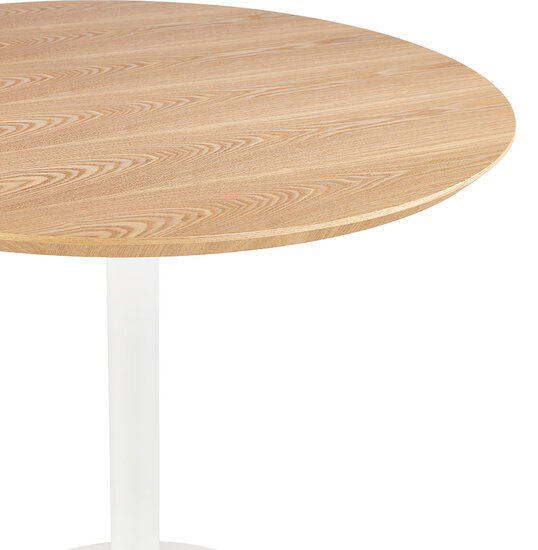 Maysun - Design Bistrotafel - FLOOR Naturel-Wit &Oslash; 80 CM