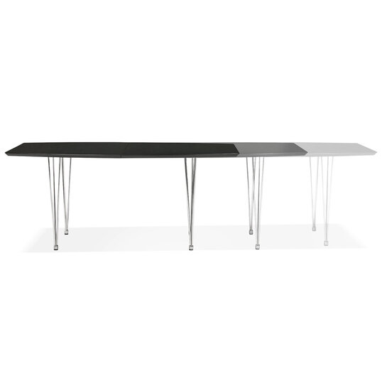 Maysun - Design Eettafel - EVYNNE Zwart 170(270)X100 CM