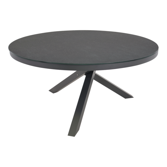 Outdoor Living - Tafel Mojito Ceramic Negro &oslash;150cm