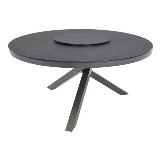 Outdoor Living - Tafel Mojito Ceramic Negro &oslash;150cm