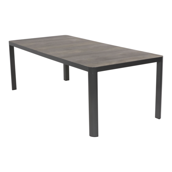 Outdoor Living - Tafel Castilla Negro 220x100cm