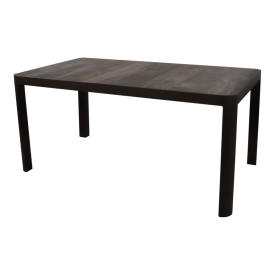 Outdoor Living - Tafel Castilla Negro 160x90cm