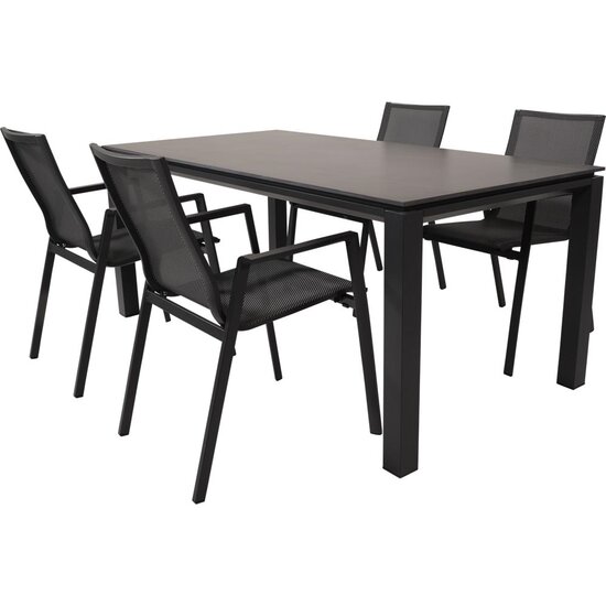 i.c.m. Outdoor Living - Stapelstoel Tarragona Negro