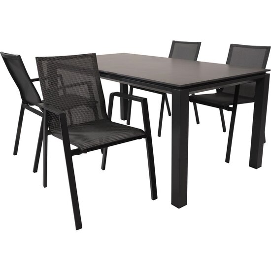 i.c.m. Outdoor Living - Stapelstoel Tarragona Negro