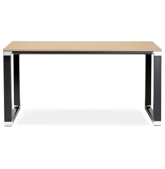 Bureau WARNER Naturel-Zwart 140x70cm