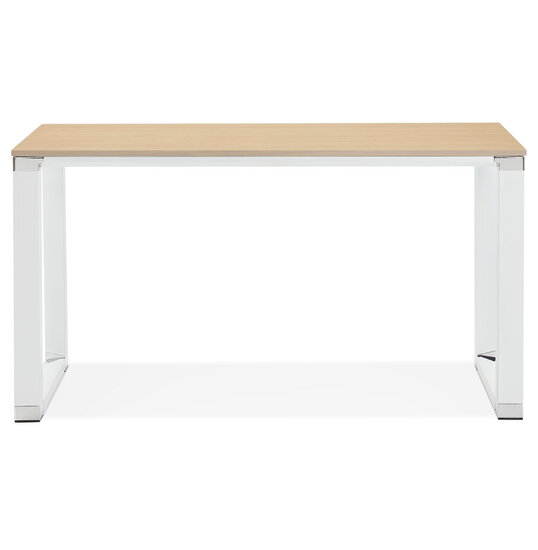 Bureau WARNER Naturel-Wit 140x70cm