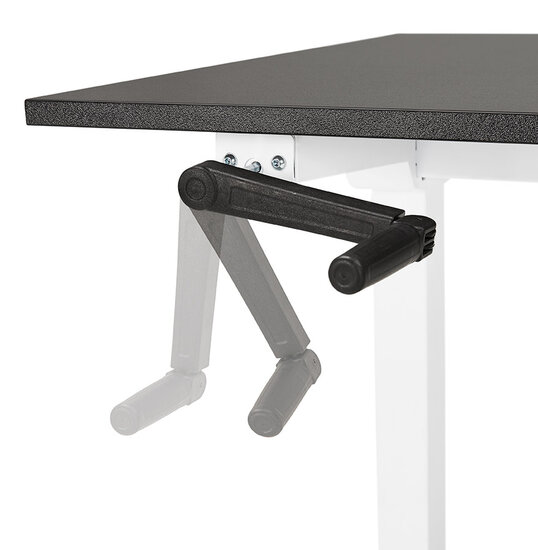 Zit-Sta Bureau LEVIOSA Zwart-Wit 140x70