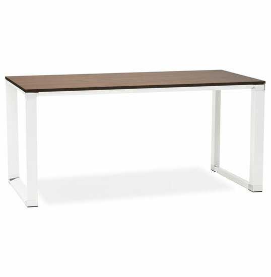 Bureau WARNER Walnoot-Wit 160x80cm