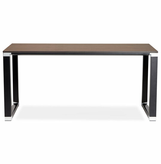 Bureau WARNER Walnoot-Zwart 160x80cm