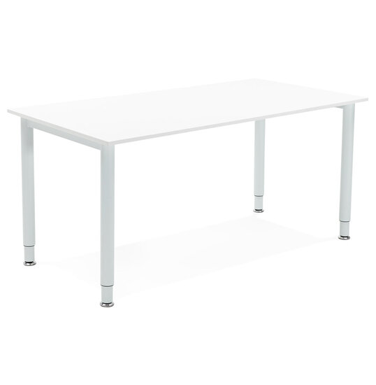 Bureau-Vergadertafel BURO Wit-Wit 160x80cm