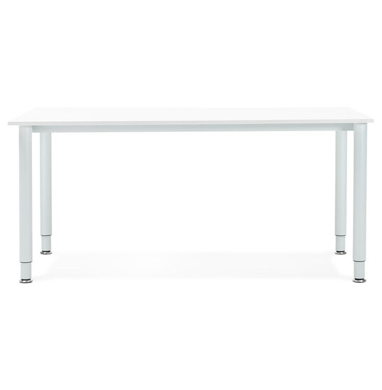 Bureau-Vergadertafel BURO Wit-Wit 160x80cm