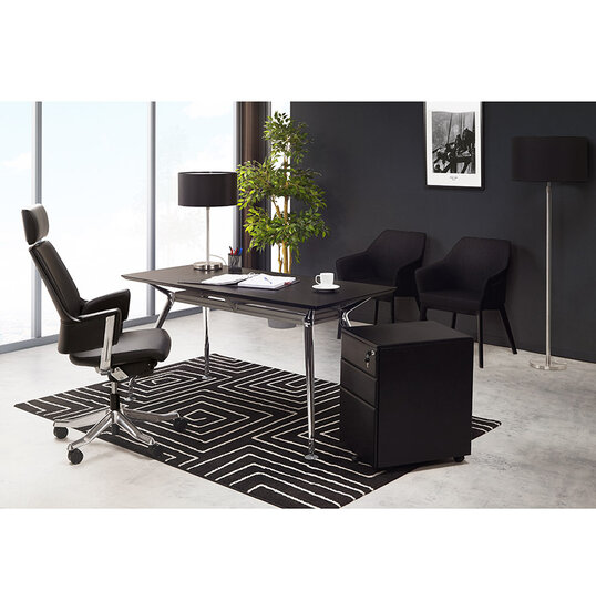 Bureau KRUSH 150 Zwart 150x70cm