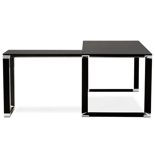 Hoekbureau WARNER Zwart 170x160x73cm