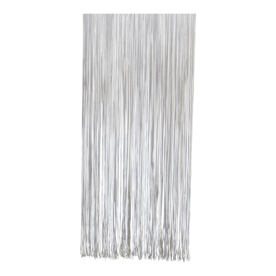 Vliegengordijn PVC Spaghetti wit 90x220cm, 360s