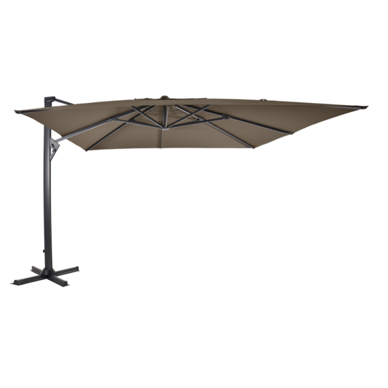 Outdoor Living - Zweefparasol Taurus taupe 3x4mtr