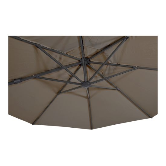 Zweefparasol-VirgoFlex-taupe-&Oslash;3,5mtr