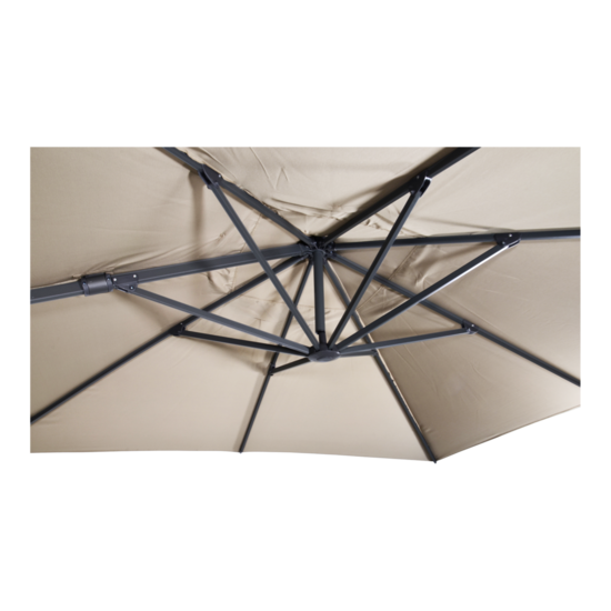 Zweefparasol-VirgoFlex-ecru-3x3mtr