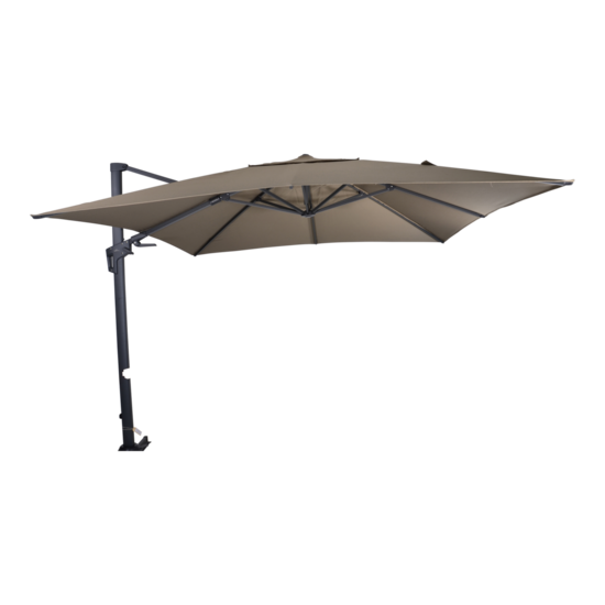 Zweefparasol-VirgoFlex-taupe-3x3mtr