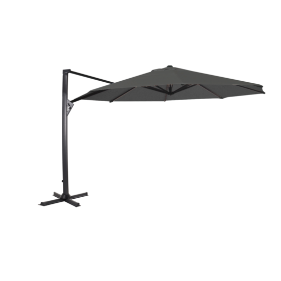 Outdoor Living - Zweefparasol Taurus grijs &Oslash;3,5mtr