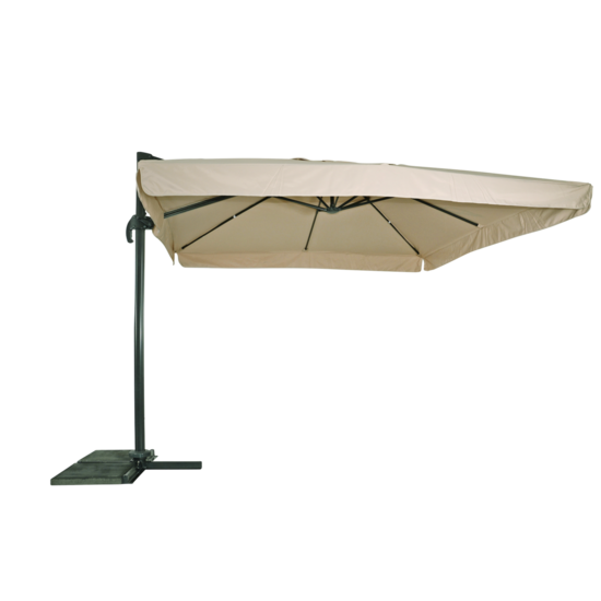 Zweefparasol-Virgo-ecru-3x3mtr