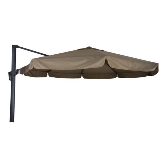 Zweefparasol-Virgo-taupe-&Oslash;3,5mtr