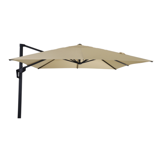 Zweefparasol-Libra-ecru-2,5x2,5mtr