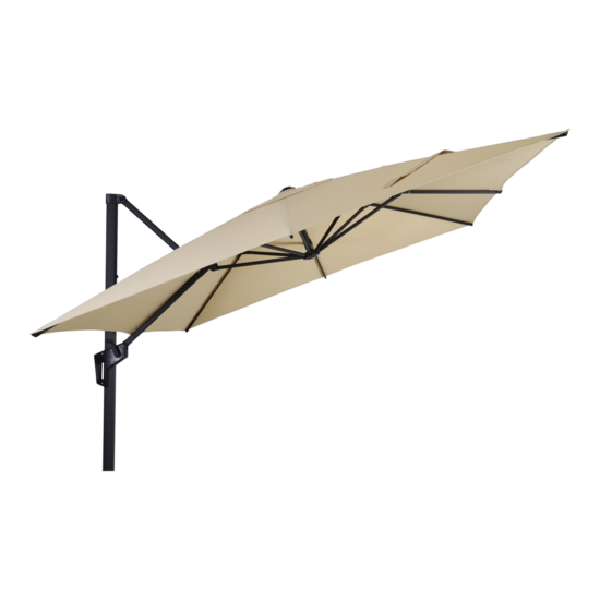 Zweefparasol-Libra-ecru-2,5x2,5mtr