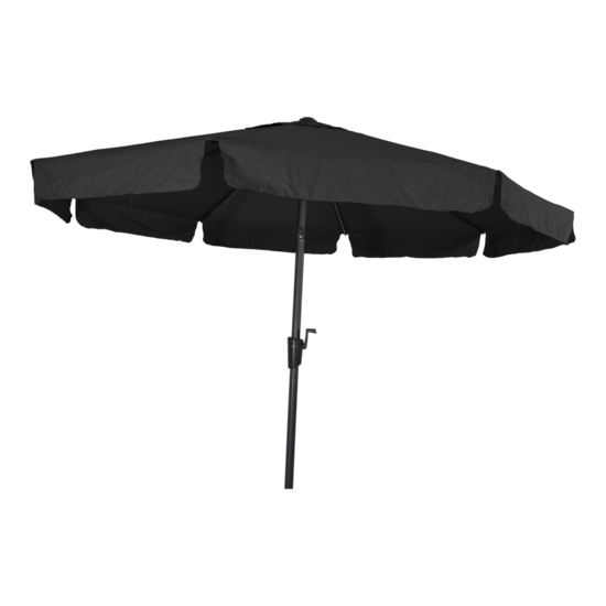 Parasol-Libra-zwart-&Oslash;3mtr