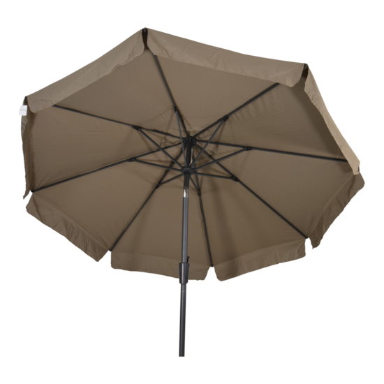 Parasol-Libra-taupe-&Oslash;3mtr