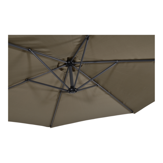 Zweefparasol-Gemini-taupe-&Oslash;3mtr