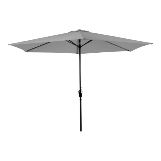 Parasol-Gemini-licht-grijs-&Oslash;3mtr