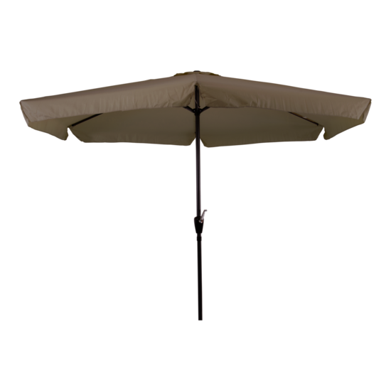 Parasol-Gemini-taupe-&Oslash;3mtr