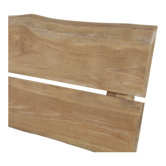 Outdoor Living - Bank teak boomstam 130cm