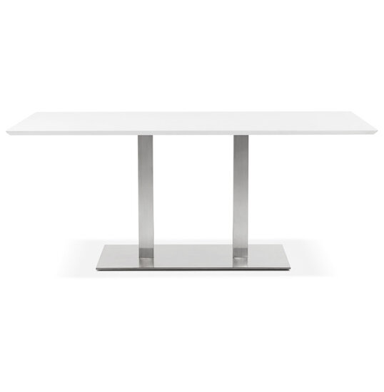 Maysun - Design Eettafel - RAYNA Wit 180x90cm