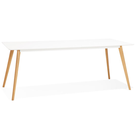 Maysun - Design Eettafel - SAMMY Wit 200x90cm