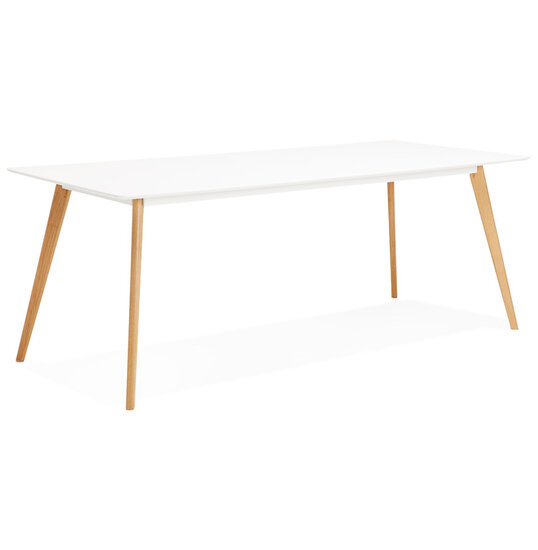 Maysun - Design Eettafel - SAMMY Wit 200x90cm