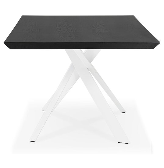 Maysun - Design Eettafel - ROXAN Zwart - Wit 200x100cm