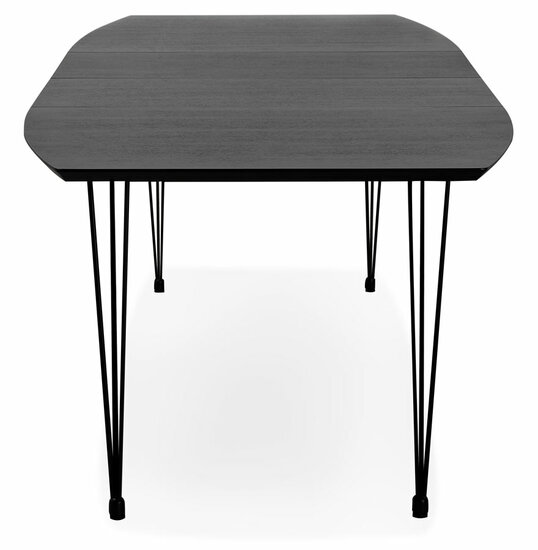 Maysun - Design Eettafel - STACY Zwart Uitschuifbaar