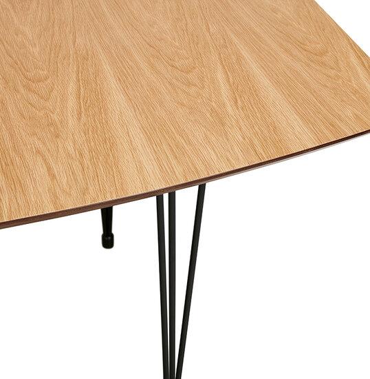 Maysun - Design Eettafel - STACY Naturel Uitschuifbaar