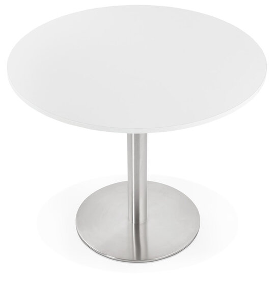 Maysun - Design Eettafel - GINA Wit &Oslash; 90cmMaysun - Design Eettafel - GINA Wit &Oslash; 90cm