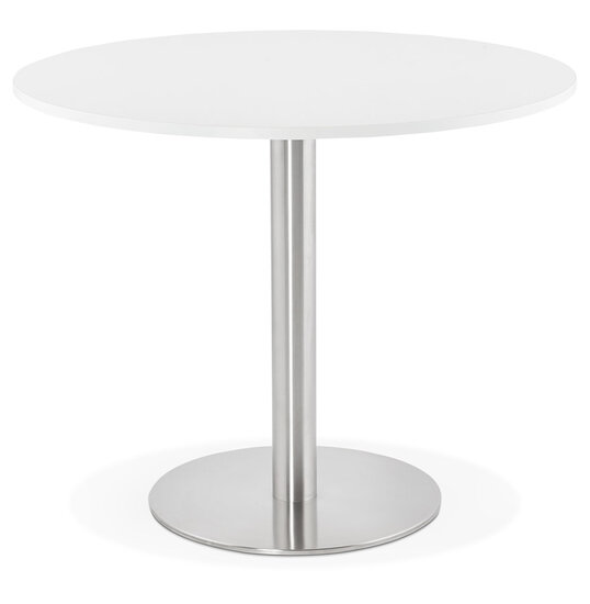 Maysun - Design Eettafel - GINA Wit &Oslash; 90cm