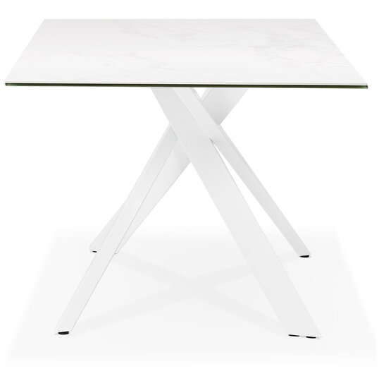 Maysun - Design Eettafel - VIVIAN Wit - Wit 180x90cm