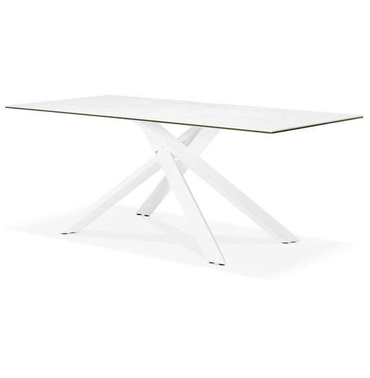 Maysun - Design Eettafel - VIVIAN Wit - Wit 180x90cm