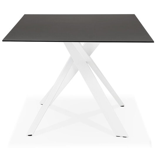 Maysun - Design Eettafel - MALOE Zwart - Wit 200x100cm