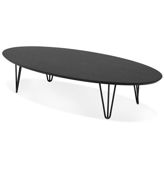 Maysun - Salontafel - SABINA - Zwart - Zwart 80x160x33cm