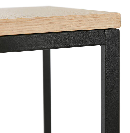 Maysun - Sidetable - MARITH - Naturel - Zwart 35x120x75cm